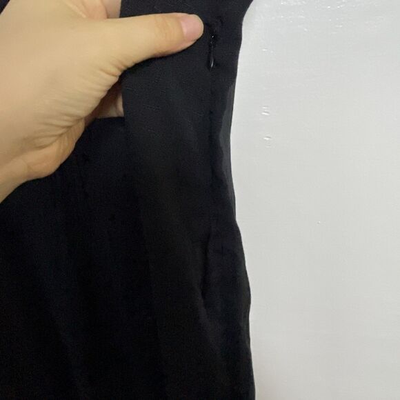 Basic Black Jumpsuit Pockets Size Small Adjustable Straps - Picture 4 of 9